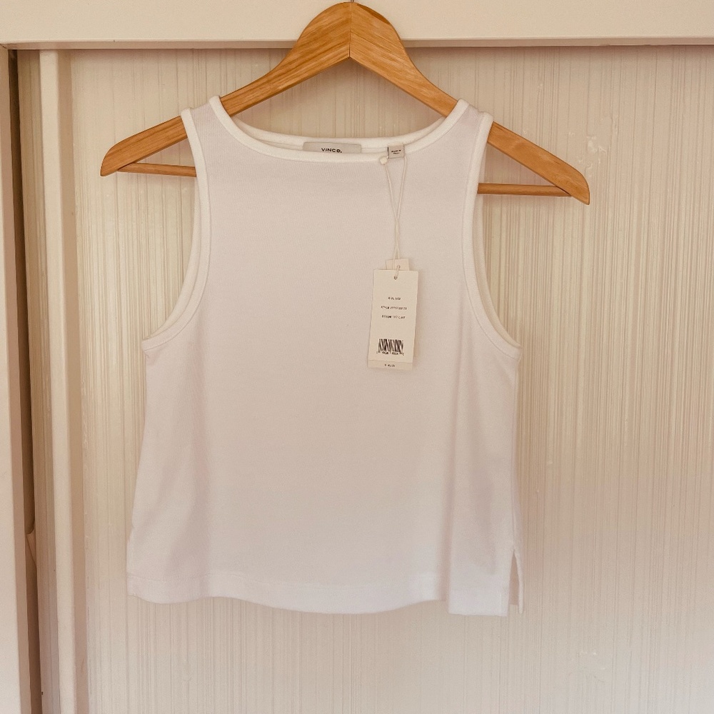Vince Crop White Tank - XXS - NWT